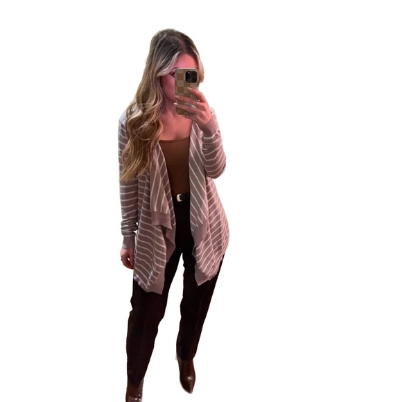 Bajee collection grey and white sweater jacket size large - Picture 2 of 9